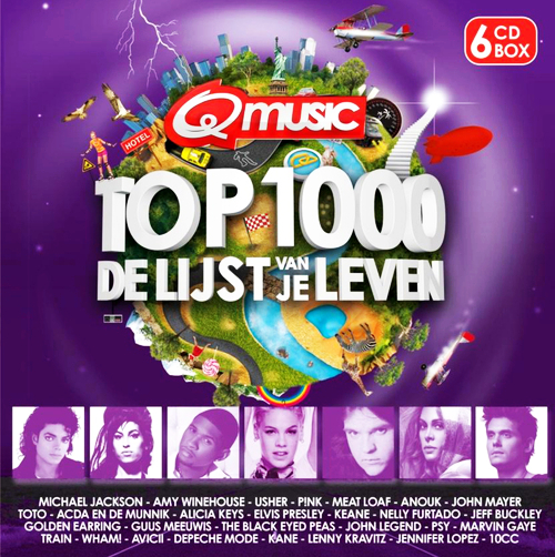 Q-Music Top 1000 (De Lijst Van Je Leven) 6CD (2013)
