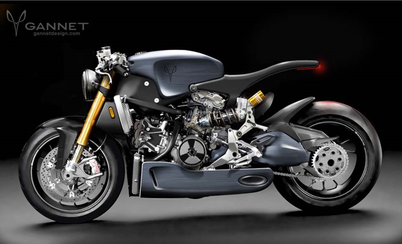 Мотоцикл Ducati Superleggera Fluid от Gannet Design