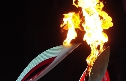 Эстафета олимпийского огня прибывает в Хакасию