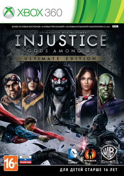 Injustice: Gods Among Us - Ultimate Edition (2013/RF/RUS/XBOX360)