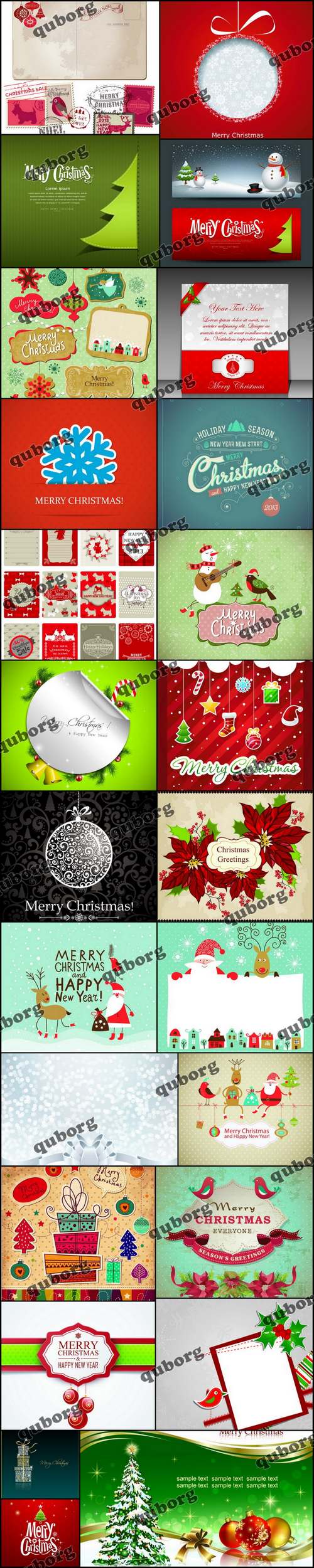 Stock Vector - Christmas Greeting Card 2