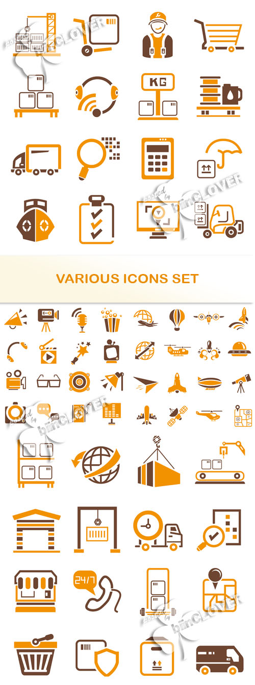 Various icons set 0531