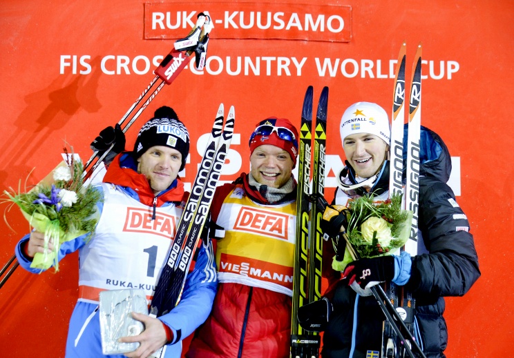 Лыжник Антон Гафаров финишировал вторым в классическом спринте на Кубке мира в Финляндии