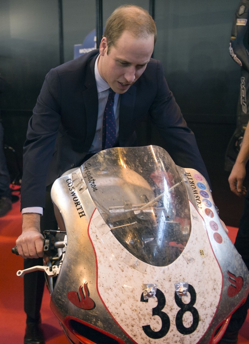Принц Уильям посетил мотошоу Motorcycle Live 2013