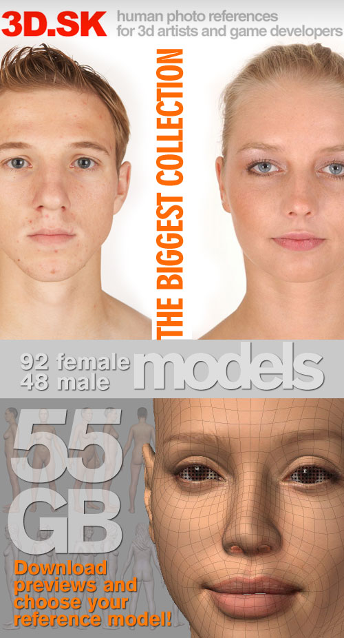 3D.SK Human Models HQ Big pack