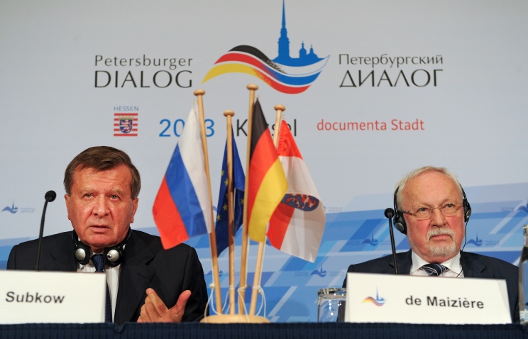 Сопредседатель "Петербургского диалога": РФ и ФРГ нужно выстроить уважительное партнерство