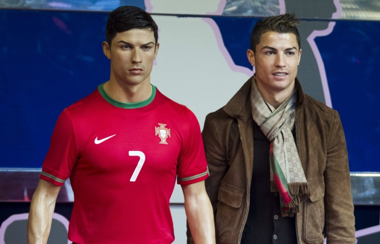 В мадридском Музее восковых фигур появилась фигура футболиста Криштиану Роналду