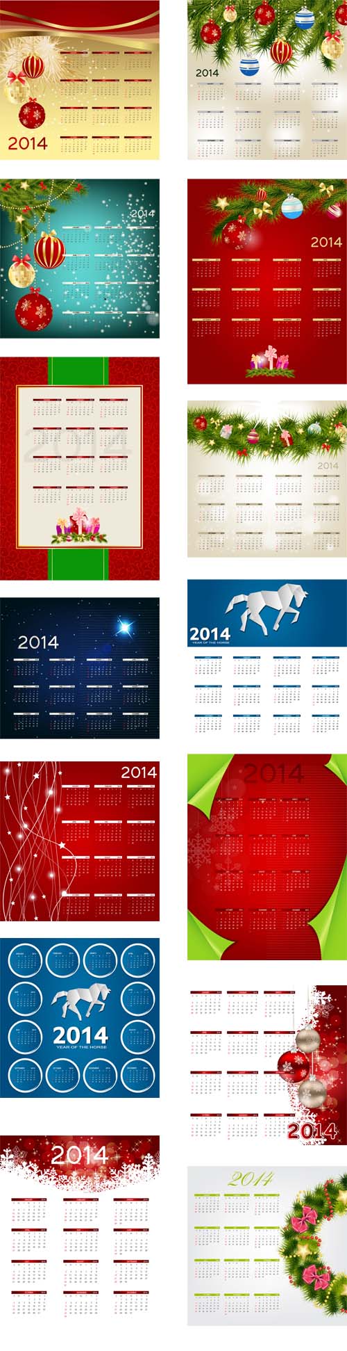 2014 calendar design 0538