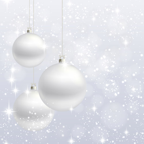 Рождественские шары с красивыми узорами - сток вектор