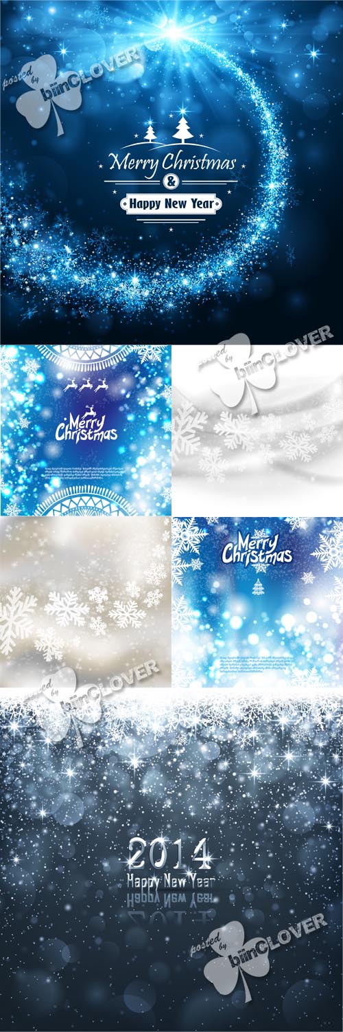 Christmas background with snowflakes 0542