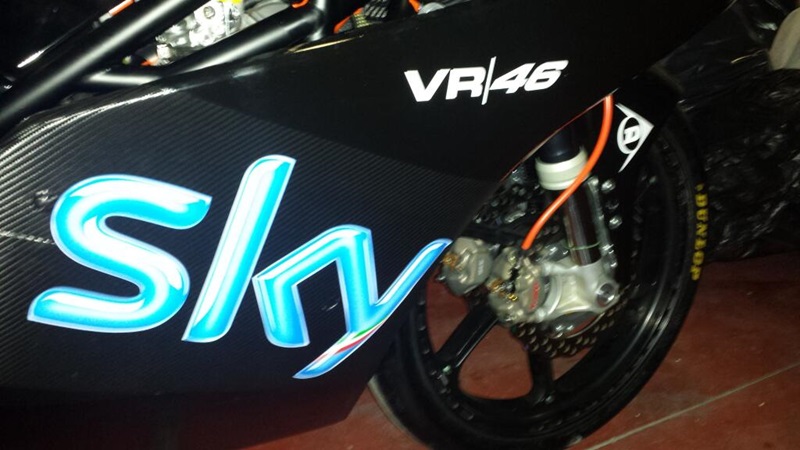 Гоночные цвета команды Sky-VR46 Moto3