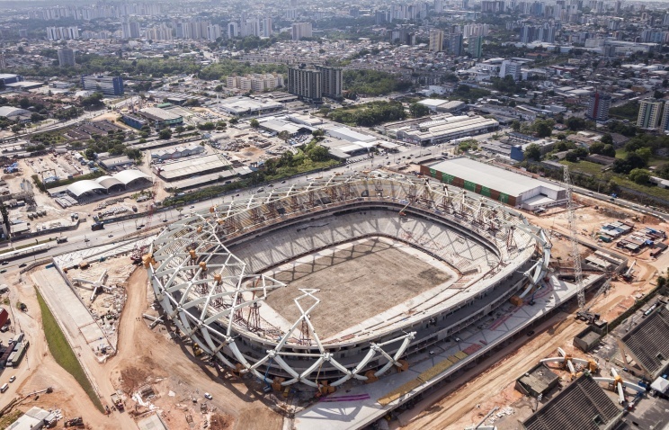 Усилены меры безопасности на строительстве стадиона к ЧМ-2014 по футболу в Порту-Алегри
