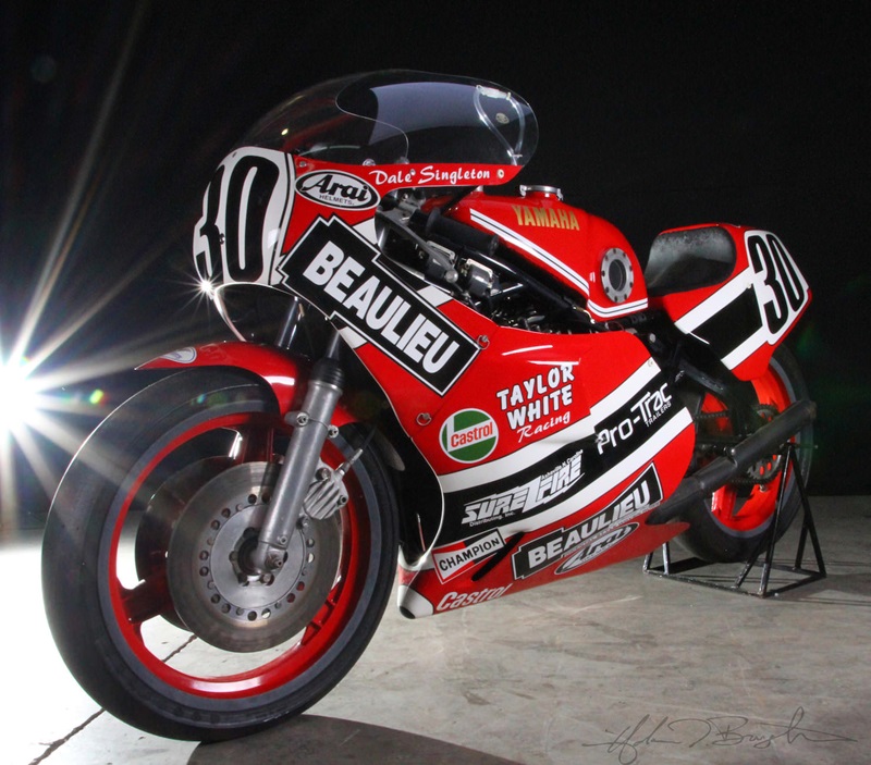 Гоночный мотоцикл Yamaha TZ750 1979 Дэйла Синглетона