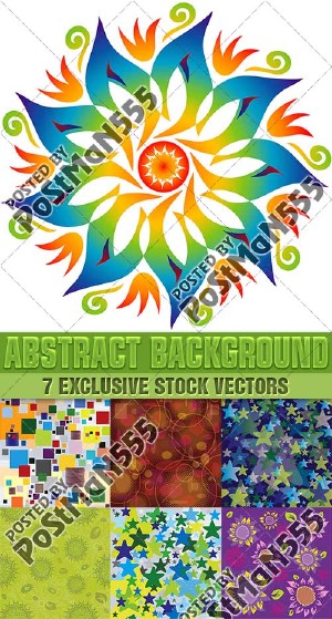      | Colored in abstract style backgrounds 8, 
