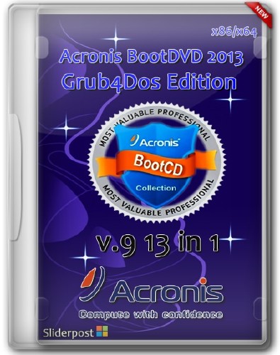 Acronis BootDVD 2013 Grub4Dos Edition v.9 (12/16/2013) 13 in 1