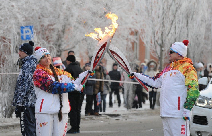 Олимпийский огонь в Магнитогорске дважды пересечет границу Европы и Азии
