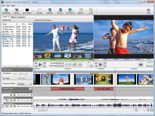 VideoPad Video Editor 3.25