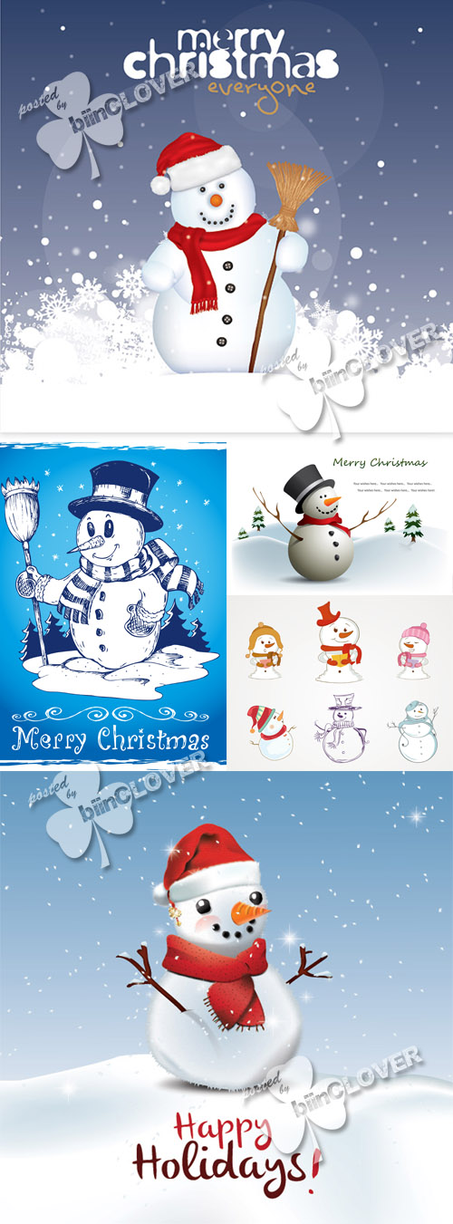 Snowman cards 0548