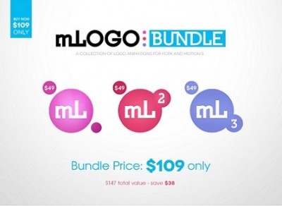MotionVFX - mLogo Bundle - 90 amazing logo animations for Final Cut Pro X and Motion 5 :March/01/2014