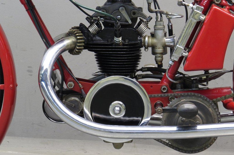 Гоночный ретро мотоцикл Benelli Gran Sport 175 1929