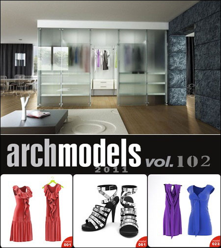 [3DMax]  Evermotion Archmodels vol 102