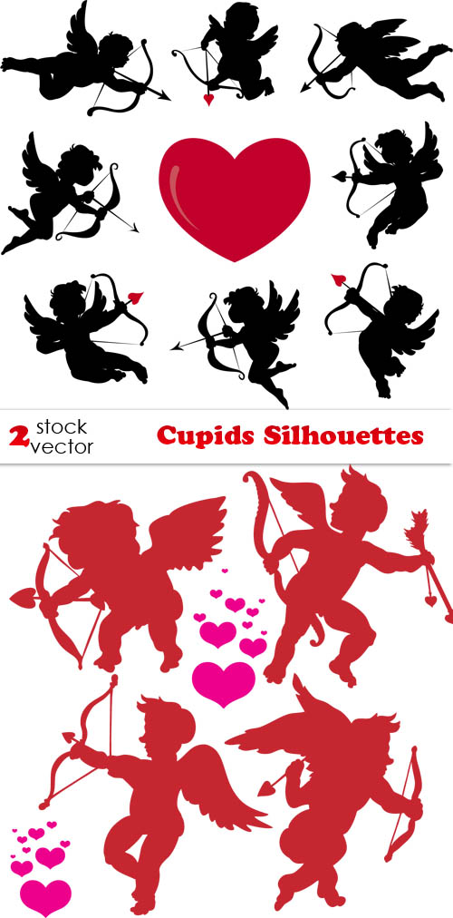 Vectors - Cupids Silhouettes