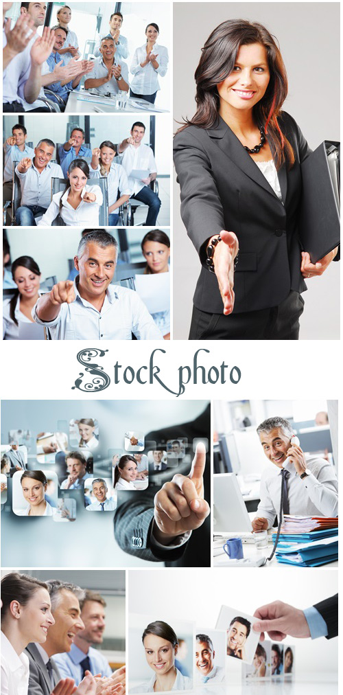 Business people in the office, 8 - stock photo