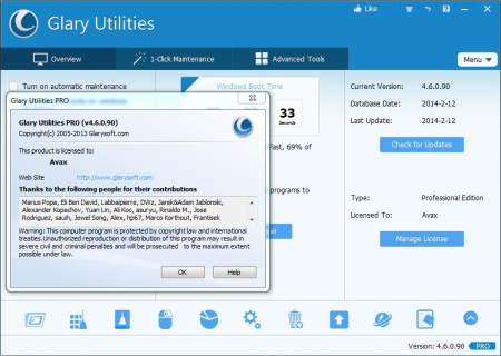 Glary Utilities Pro 4.6.0.90 Portable Multilingual