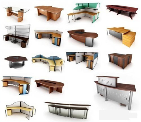 [3DMax] BN Office Furniture 3d Collection Models - repost