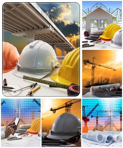 Construction backgrounds - stock photo