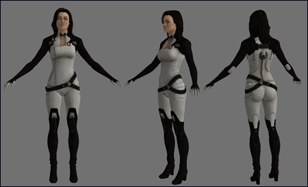 [3DMax] Miranda from Mass Effect 2 Lightwave & FBX