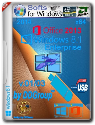 Windows 8.1 Enterprise & Office 2013 Pro vl x64 v.01.03 by DDGroup™ (2014/RUS)