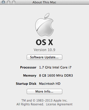 Flash card for self-installation OS X Mavericks 10.9 [Intel / AMD]|
