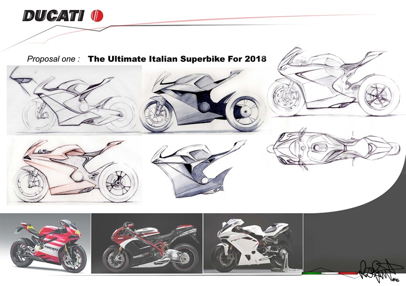 Концепт супербайка Ducati VR|46