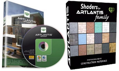 Abvent Artlantis Studio v5.1.2.4 WiN32/WiN64/Mac0SX with Models and Shaders Pack