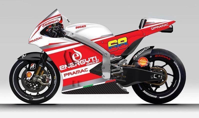 Команда Pramac Racing представила дизайн прототипов Ducati Desmosedici GP14