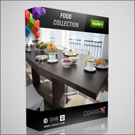 [3dMax] CGAxis Models Volume 08 Food