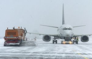 Аэропорт Стамбула закрыт из-за снегопада