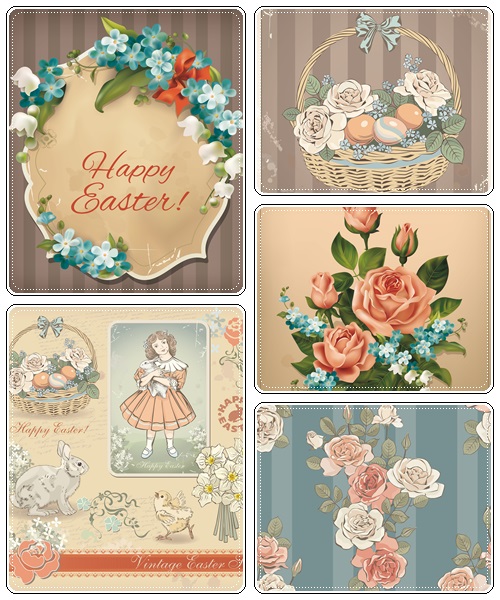 Easter vector collection, part 44  - vector stock