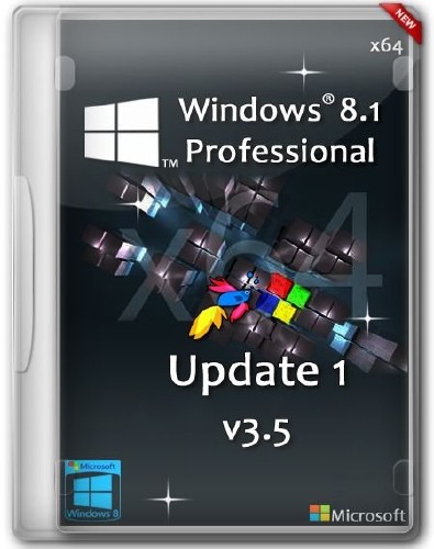 Windows 8.1 Professional Update 1 x64 by D1mka v3.5 (RUS/2014)