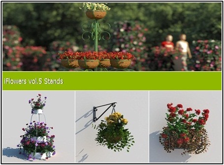 [3DMax] R&D Group iFlowers vol 5 Stands