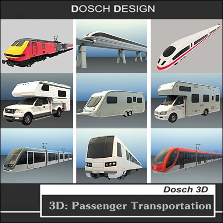 [Max] Dosch Design 3D Passenger Transportation