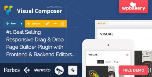 NULLED Visual Composer v4.4.1 - Page Builder for WordPress product photo