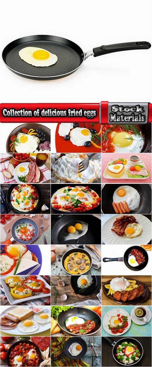 Collection of delicious fried eggs 25 HQ Jpeg