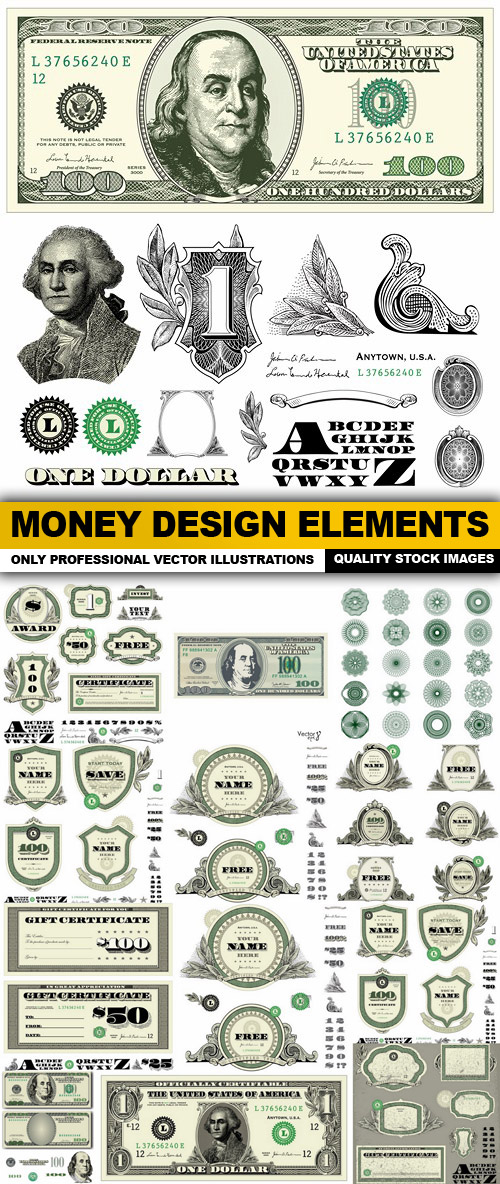 Money Design Elements  Vector