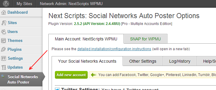Nextscripts Social Networks Autoposter Pro Nulled