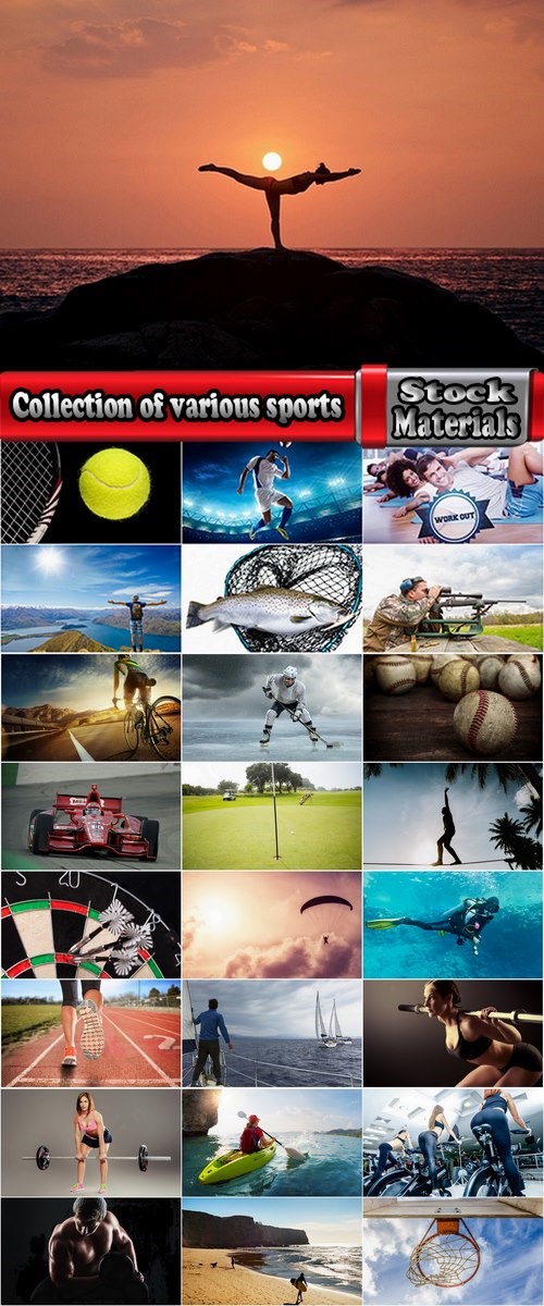 Collection of various sports tennis diving surfing cycling race 25 HQ Jpeg