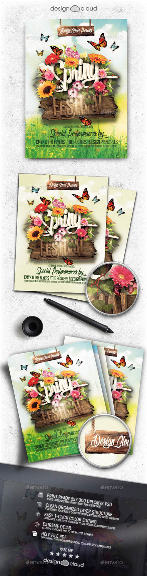 GraphicRiver - Spring Festival Flyer Template 10414877