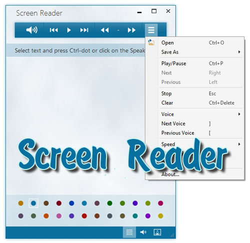 Screen Reader 2.2.1
