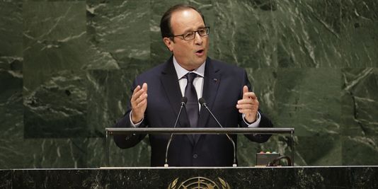 François Hollande auf der UN-24. september 2014.